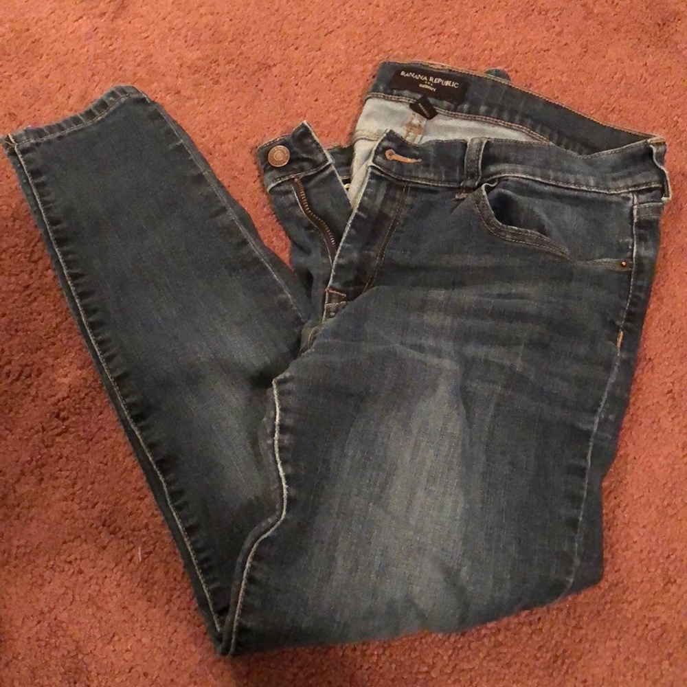 Classic banana republic skinny denim jeans